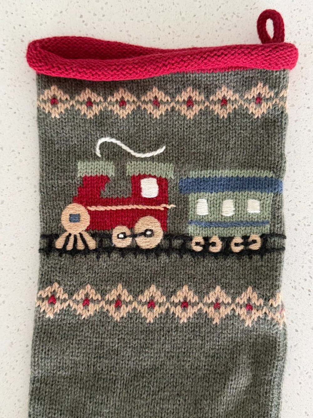 Janie and Jack Knit Christmas Stocking - Picture 2 of 6